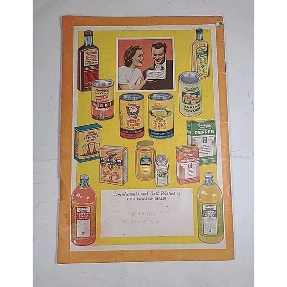 RAWLEIGH'S 1948 Good Health Guide Almanac and Cook Book  Fascinating! - Picture 2 of 7